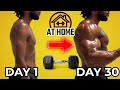 Get Bigger Arms in 30 Days at Home (Dumbbell Only Challenge)