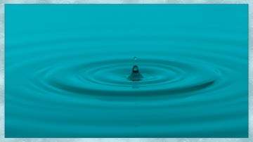 Slow Motion Blue Color Water Drops l Moving Background l Motion Loop l Relaxation Video