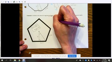 10.5 Area of Regular Polygons Using Trig