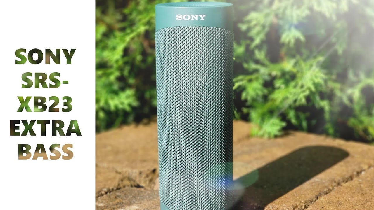 Check Out the New Sony SRS-XB23 EXTRA BASS Portable Wireless Speaker