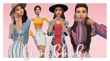 Spring Lookbook | The Sims 4 Create a Sim + ALL CC LINKS