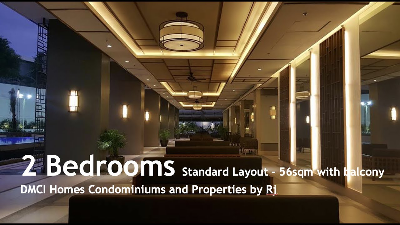 2 Bedrooms Layout - DMCI Homes Condominiums - YouTube