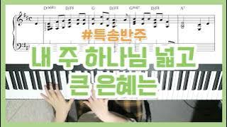 제이레빗 '내 주 하나님 넓고 큰 은혜는' 피아노 - YS MUSIC