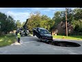 Pickup swallowed by sinkhole that opened up on Beaumont road