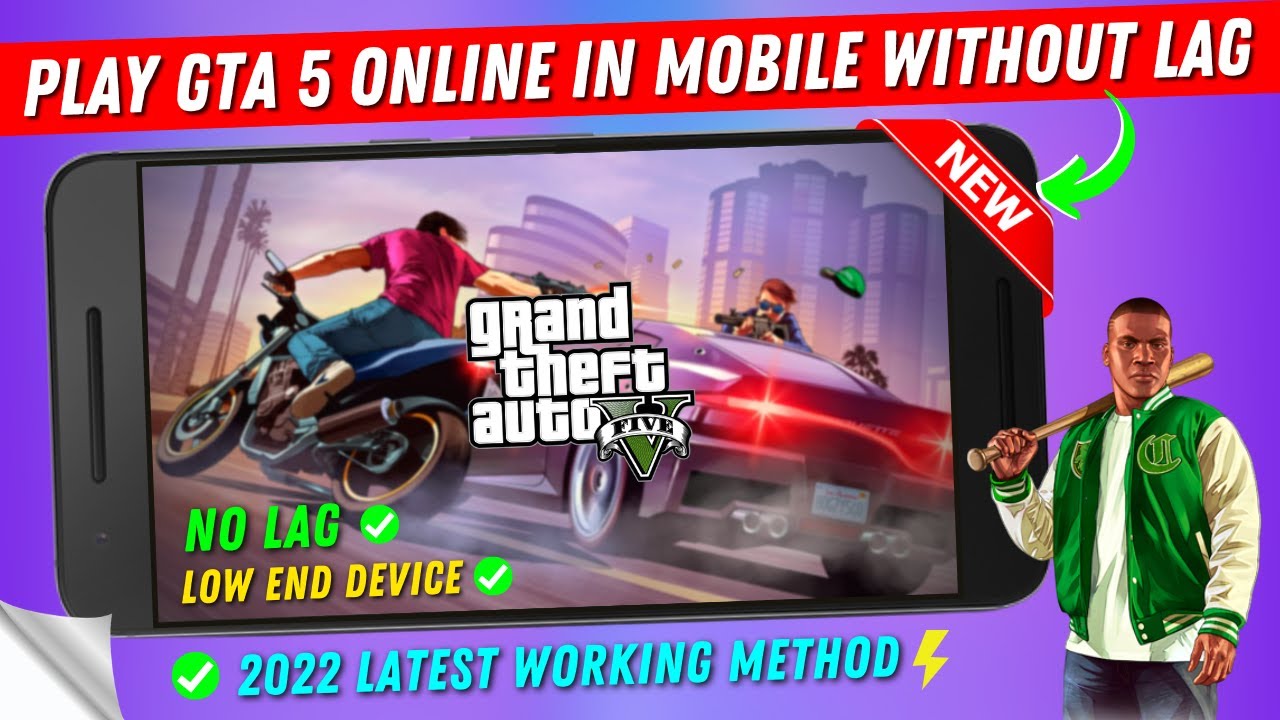 How to Play GTA 5 on Any Android Phone!⚡No Lag! GTA 5 On Mobile