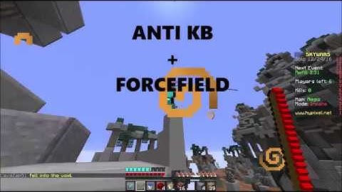 Minecraft : Hypixel Skywars Hacker #2 FLYING?!