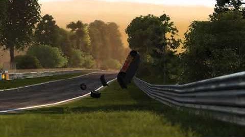 NFS Shift 2 McLaren MP412c Insane wreck!