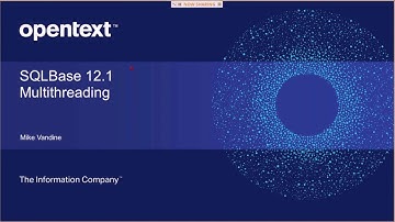 SQLBase 12.1 Multithreading - Higher Performance - Higher Scalability