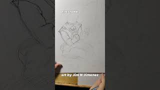 HOW TO DRAW FIRESTORM IN 6.35hrs 👌😎 #art #illustration #brush #opencommissions #commission