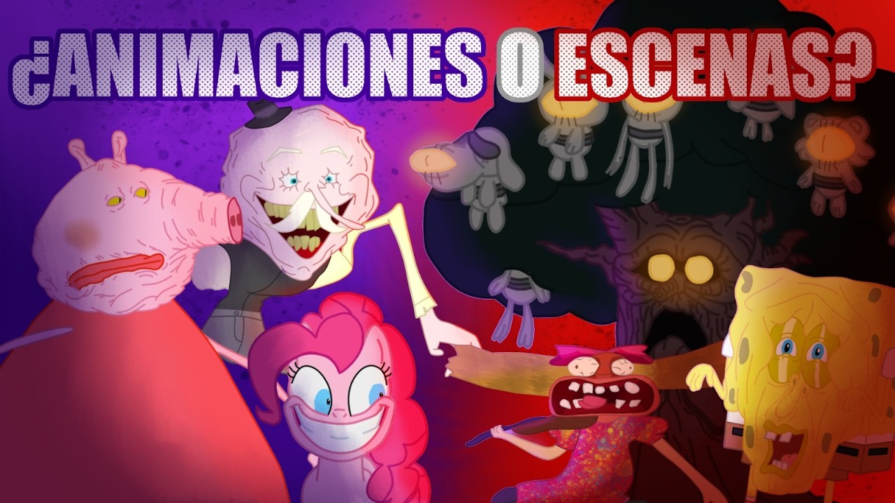 ¿QUE DAN MAS MIEDO? LAS ANIMACIONES O LAS ESCENAS OSCURAS EN LAS CARICATURAS