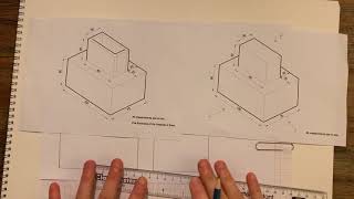 Shape 1 Extension Orthographic: Hidden Lines