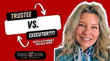 Trustee vs  Executor