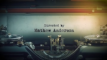 Typewriter Title: After Effects template