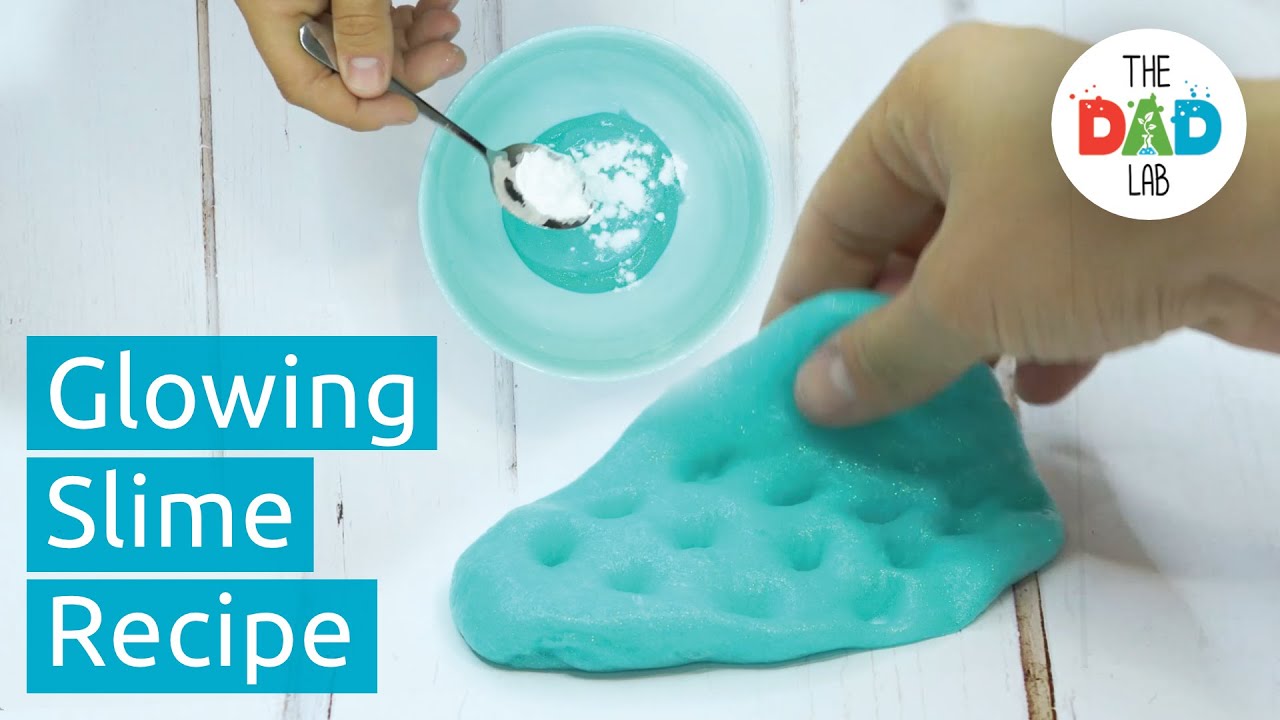 DIY Glow in the Dark Slime Recipe - YouTube