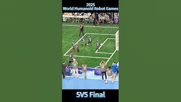 Robot world the first own goal in 5V5 football #robot #humanoidrobot #china #football #unitree