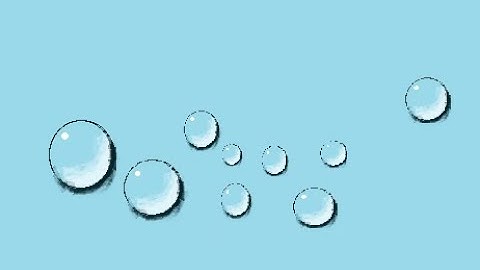 How to draw Realistic water drops in MS Paint  3D art  Easy way