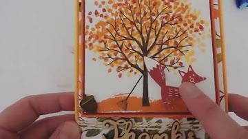 Creating a Fall Scene with Stampin