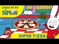 Simon *How to make a super pizza* Learn with Simon [Official] Cartoons for Children