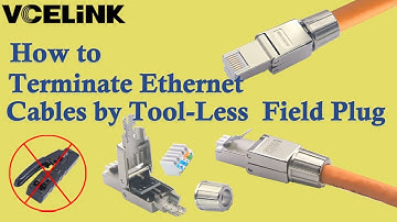 How To Terminate Cat6A Network Cables - Easy Guide / Tutorial || VCELINK