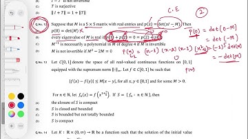 Gate Data Science And AI ||Linear Algebra Previous Year Questions Practice 2020 #gatedsai #gate2023