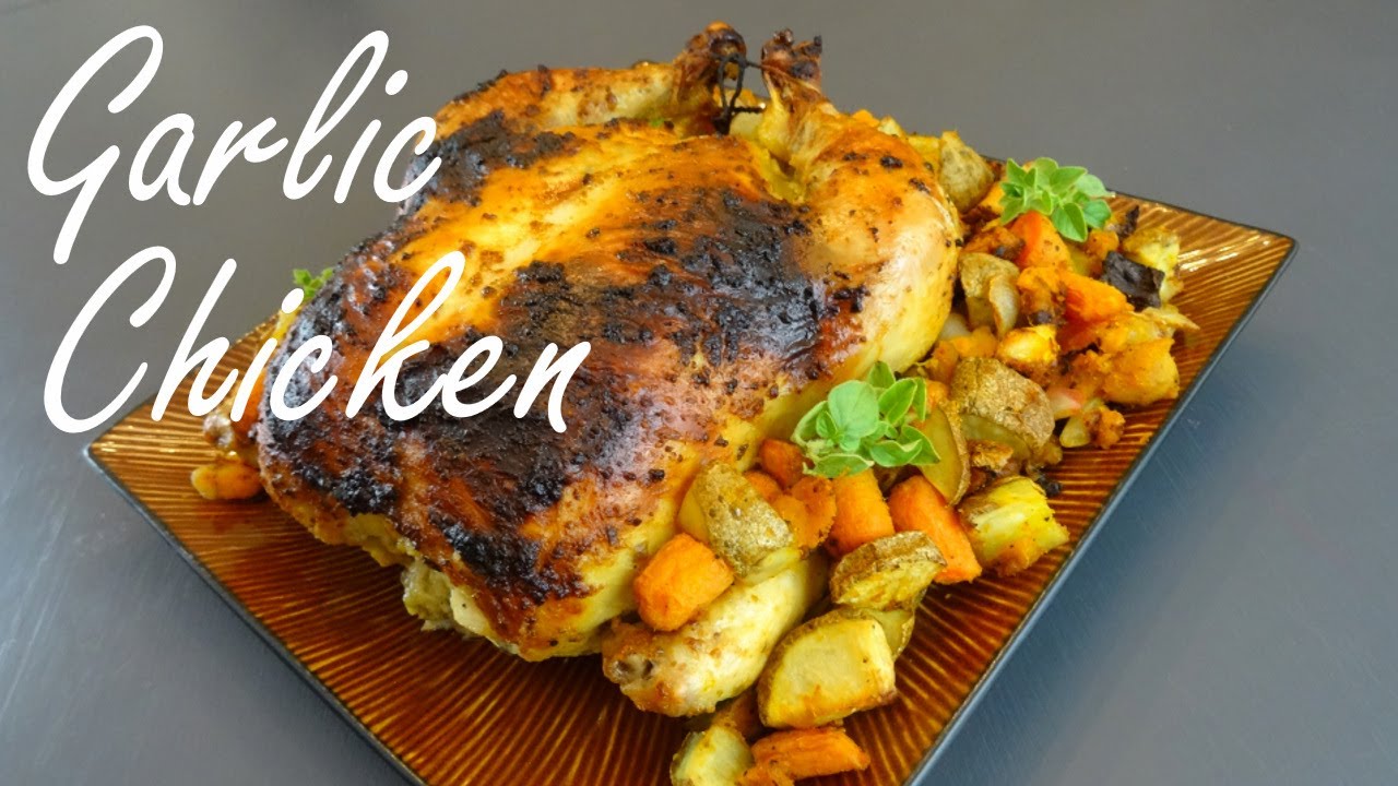 Chicken Recipes Garlic and Oregano Roasted Chicken Roasted Chicken