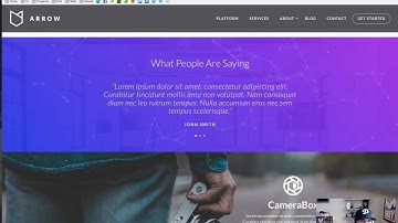 Arrow Divi Child Theme - Video 8 - Particleground