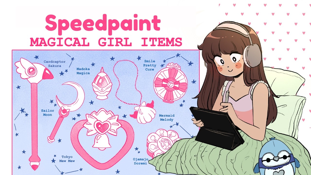 Magical Girl Items Speedpaint