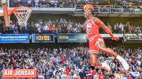 Air Jordan Logo, Michael Jordan Signature Dunks, During Dunk Contest,Chicago Bulls,The GOAT🐐🏀🏆