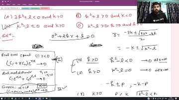 Practice Question Of ODE For Jam 2020-II | Shoraj Tomer | JAM 2020