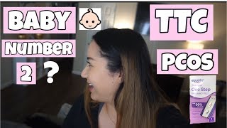 TTC |BABY NUMBER 2|LIVE PREGNANCY TEST|CYCLE 1| PCOS | IRREGULAR PERIODS|