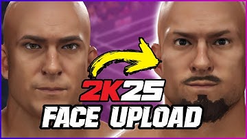 WWE2K25 Face Scan/Texture Upload AND MORPH