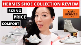 HERMES SHOES COLLECTION REVIEW | Hermes shoes sizing, wear, comfort level, price and review