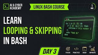 Master Looping & Skipping in Bash! (Linux Course Day 3)