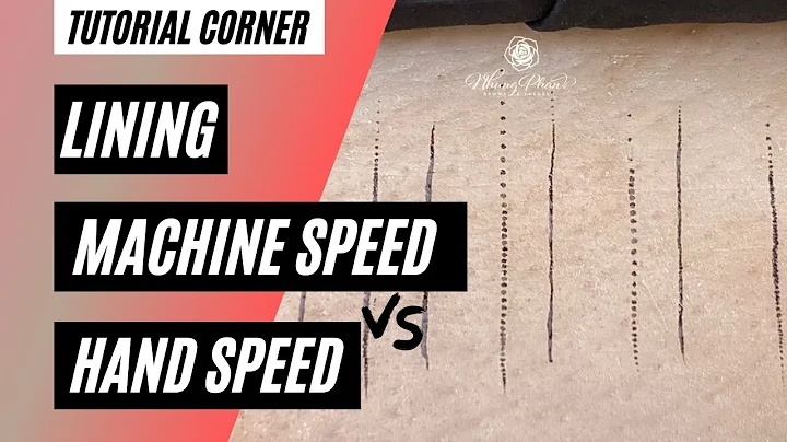 ⚡️Tutorial Corner⚡️ Lining Machine vs Hand Speed