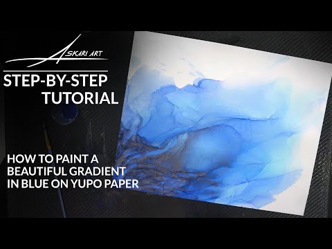 Free Course: Comparing Nara Paper vs Yupo Paper for Alcohol Ink Painting -  Advantages and Disadvantages of Both. from Askari Art