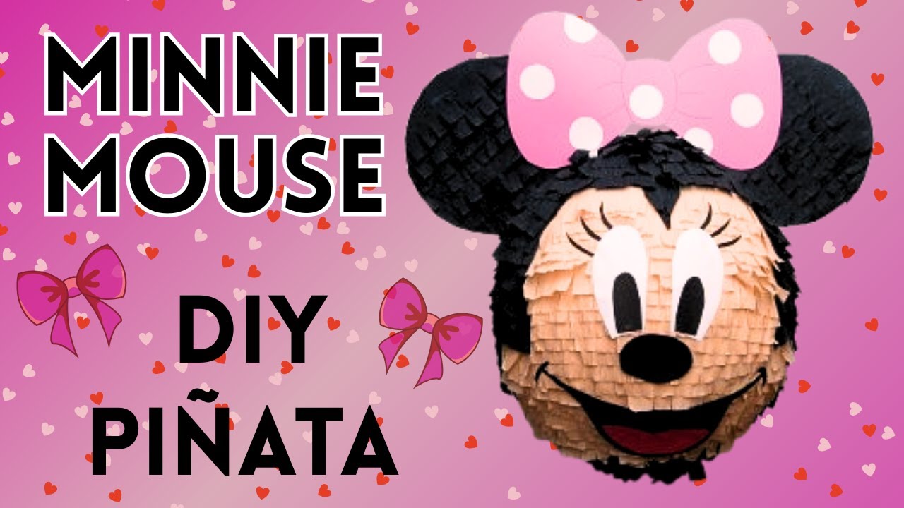 DIY Minnie Mouse Pinata Mickey Mouse Clubhouse YouTube