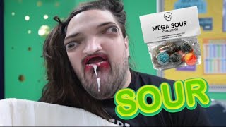 Sasha Attempts The MEGA SOUR CHALLENGE