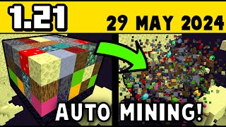 Auto Mining added into Minecraft!          1.21 pre release 1 review