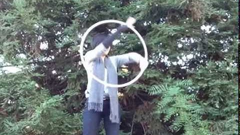 Hoop Tutorial: Ghosting (aka Tracing) Isolation (Two Handed) [Slow Motion]