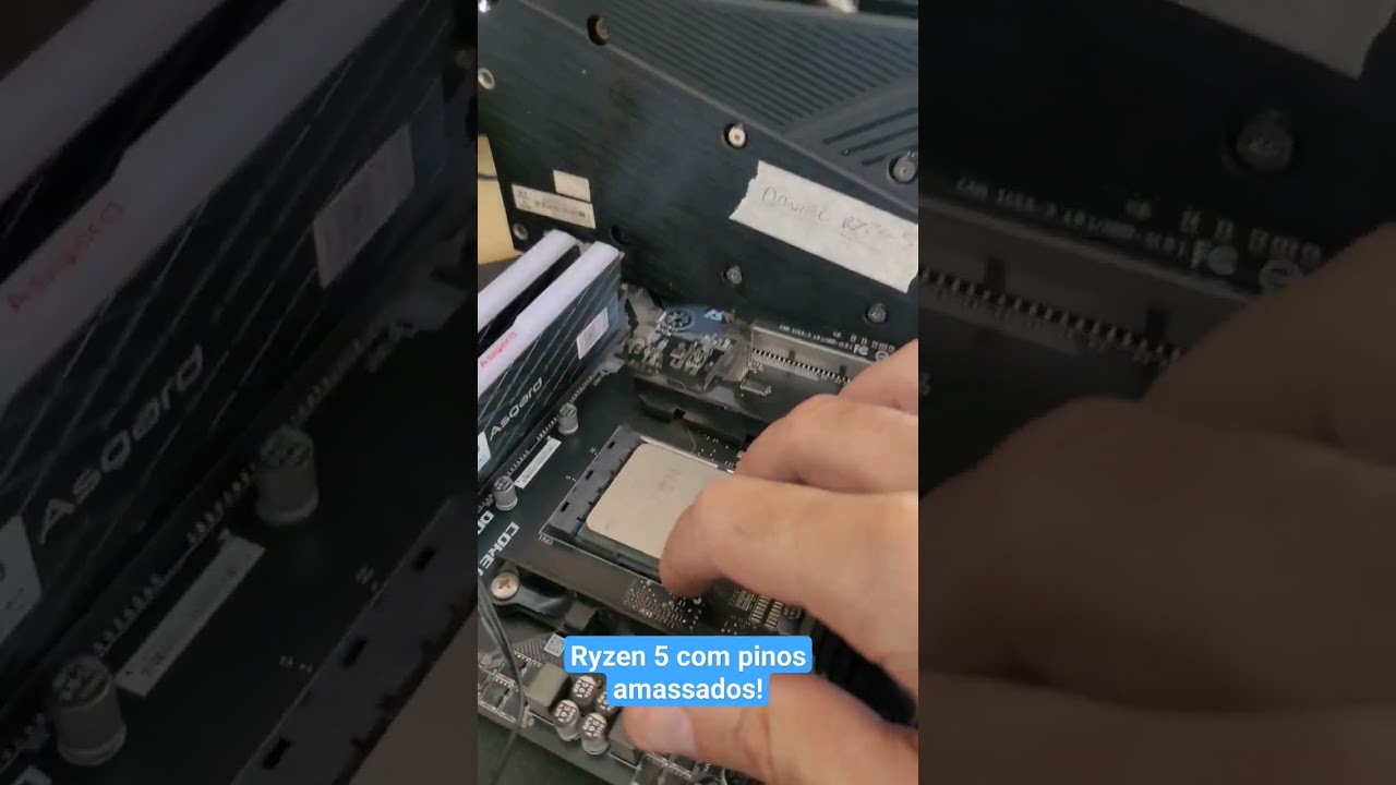 Ryzen 5 amassado e sem v&iacute;deo!