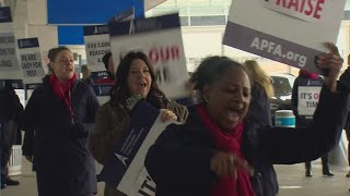 American Airlines flight attendant's union approves strike authorization vote