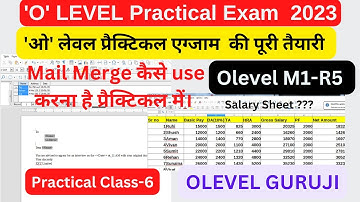 O Level M1 R5 Practical Class-6 For Jan Exam 2023 || O Level Practical Classes Jan Exam 2023