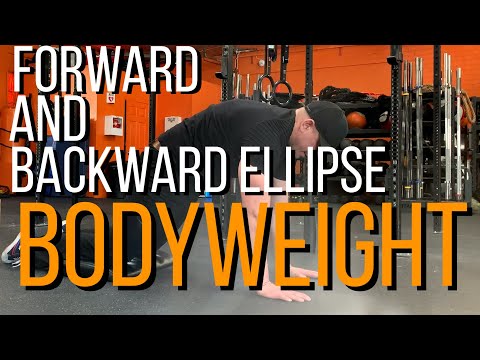 bodyweight forward and backward elipse - a subset of sliding plank - a regression of "Beast load"