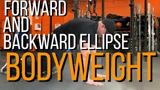 bodyweight forward and backward elipse - a subset of sliding plank - a regression of Beast load