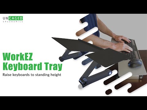WorkEZ Keyboard Tray Introduction an Ergonomic Adjustable Height & Angle Computer Keyboard Stand