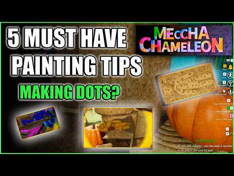 5 MUST HAVE PAINTING TIPS YOU NEED | Meccha Chameleon Guide