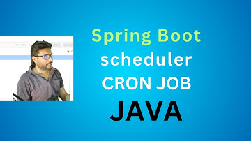 Spring Boot scheduler or CRON JOB #springboot #java