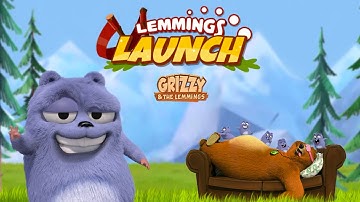 Grizzy and the Lemmings: Lemmings Launch - Full Game Walkthrough | Boomerang Games