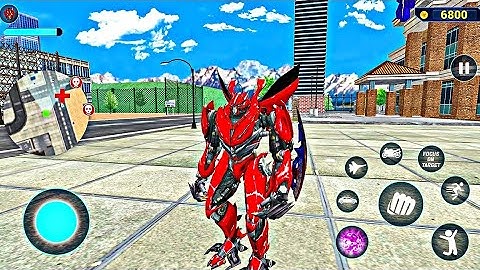 Jet Robot Car Transformation - Android Gameplay