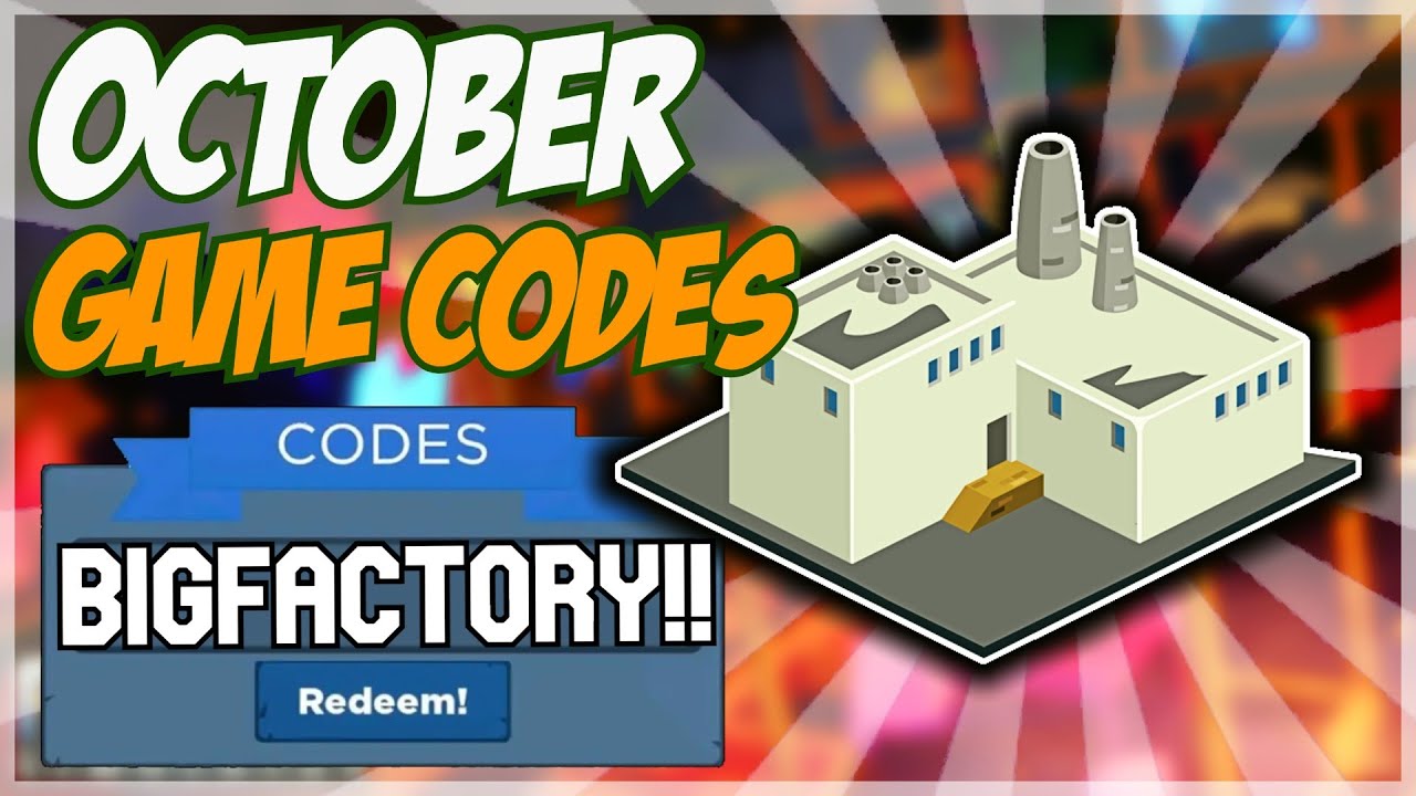  2021 Roblox Factory Simulator Codes ALL NEW UPDATE CODES YouTube